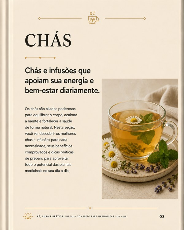 Página do guia sobre chás